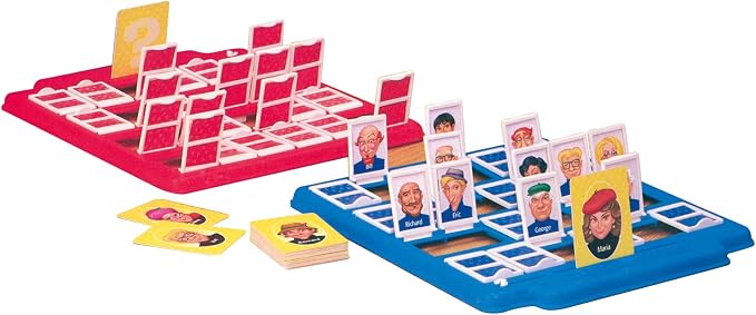 Guess Who? Board Game with Classic Characters by Winning Moves Games USA | Mystery Game of Deduction, 2 Players, Ages 6+