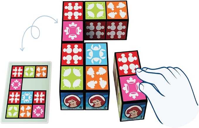 Disney Puzzle Blitz, Puzzle Game, Board Games for Family Night, 8+ | Disney Toys, Family Game Night, Travel Games, Screen-Free, Holiday Game, Kids Board Game, Strategy Games