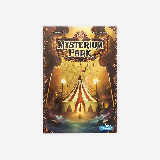 Asmodee Mysterium Park Board Game - Uncover Dark Secrets in a Charming Carnival Setting, Cooperative Mystery for Kids & Adults, Ages 10+, 2-7 Players, 28 Minute Playtime