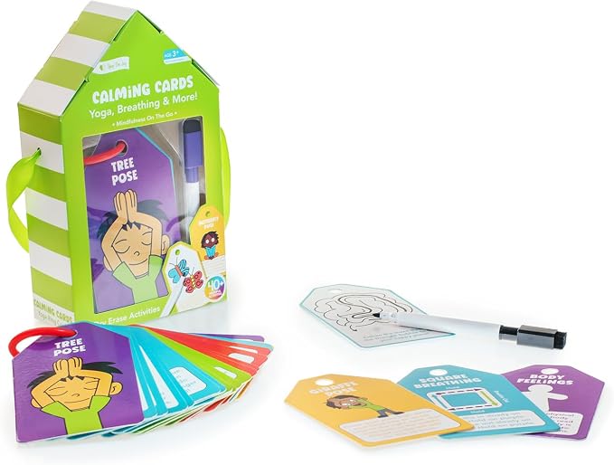Dry Erase Calming Cards – Kids Mindfulness SEL Set