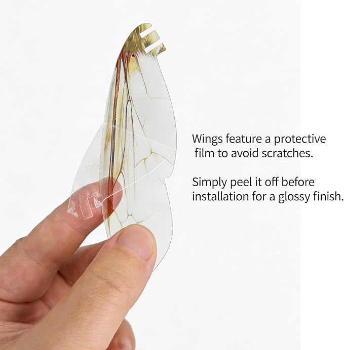 3D Acrylic Insect Puzzle DIY Bug Model Kit Animal STEM Gift | Building Kits Crafts Figurine Sculpture Nature Decoration Educational Display Toys for Kids Teens and Adults (Wasp)