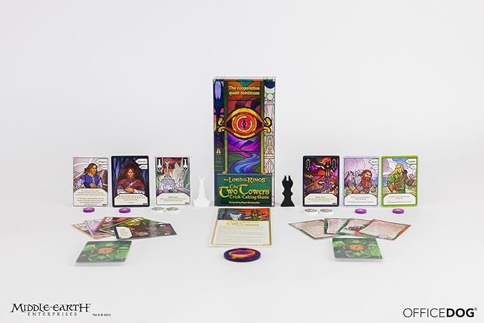 The Lord of the Rings The Two Towers Trick-Taking Game | A Cooperative Card Adventure! Strategy Game for Kids & Adults, Ages 10+, 1-4 Players, 20 Mins
