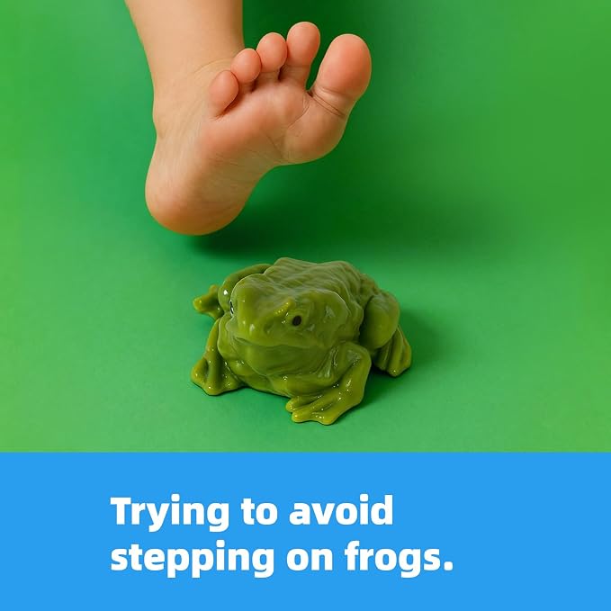Don't Step in Frogs Board Games, Gifts for Kids Ages 4+