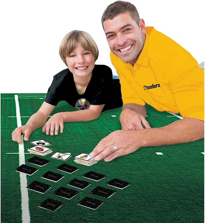 MasterPieces Officially Licensed NFL Pittsburgh Steelers Picture Matching Card Game for Kids and Families