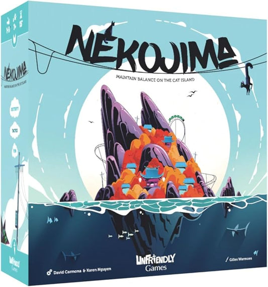 Nekojima | Avoid Mischievous Cats While Carefully Building a Japanese Power Grid | Stacking and Weaving Dexterity Game | Fun Family Game for Kids and Adults Ages 8 and Up | 1 to 5+ Players | 15 Min