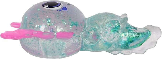 Axolotl Squishy Stress Ball, Soft TPR Slow Rising Squeeze Toy, Cute Axolotl Fidget Toy for Stress Relief, Anxiety Calming Sensory Toy for Kids Adults(Green BigEars Axolotl)