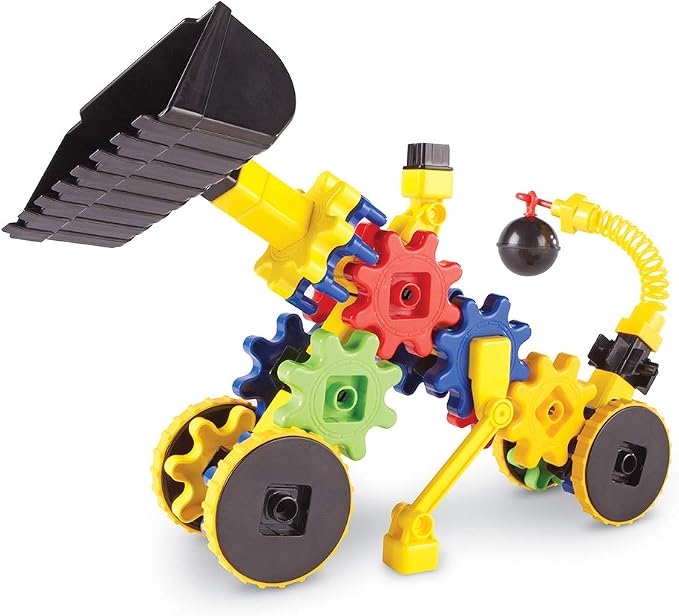 Learning Resources Gears WreckerGears, STEM Activities, Fine Motor Skills, Toddler Explorer Kit, Science and Construction, Boys and Girls Gifts, 47 Pieces, Ages 4 and Up