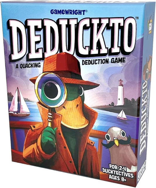 Gamewright - Deduckto – Logic & Deduction Card Game for Kids & Families | Fast‑Playing Mystery Game | 2–4 Players Ages 8+ | Family Game Night Fun