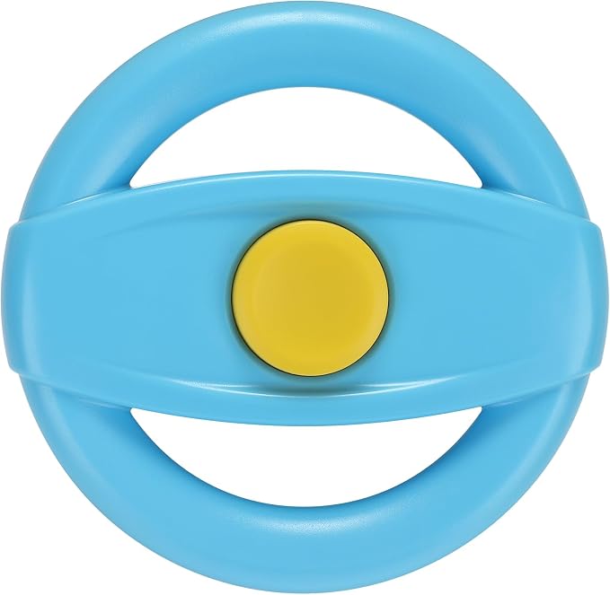 Accmor Stroller Steering Wheel Toy, Steering Wheel for Shopping Carts | Simulated Steering Wheel Universal Detachable Pretend Driving Funny Stroller Toy Attachment