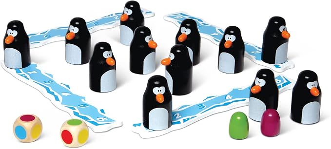 Blue Orange Pengoloo, Wood - Tabletop Strategy and Memory Game for Kids Family Preschool, Ages 4+, Award Winning