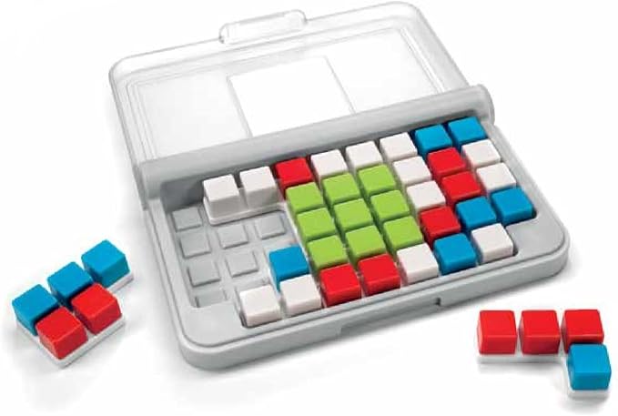 SmartGames IQ Focus – Color & Logic Puzzle with 120 Challenges – Compact Brain Teaser Game for Kids & Adults Ages 7+