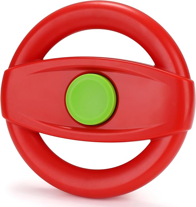 Accmor Stroller Steering Wheel Toy, Steering Wheel for Shopping Carts | Simulated Steering Wheel Universal Detachable Pretend Driving Funny Stroller Toy Attachment