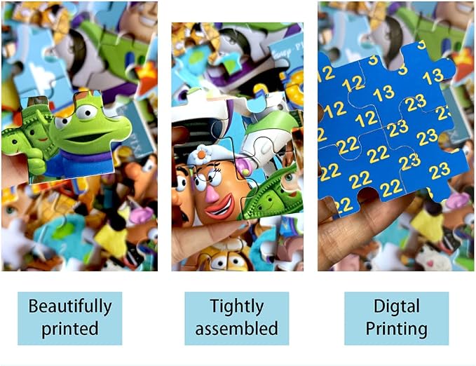 NEILDEN Jigsaw Puzzles 60 Pieces Puzzles for Kids Ages 4-8 Learning Educational Toy Puzzles for Children Girls and Boys Packed in Tin Box (CS-WJ-Z)