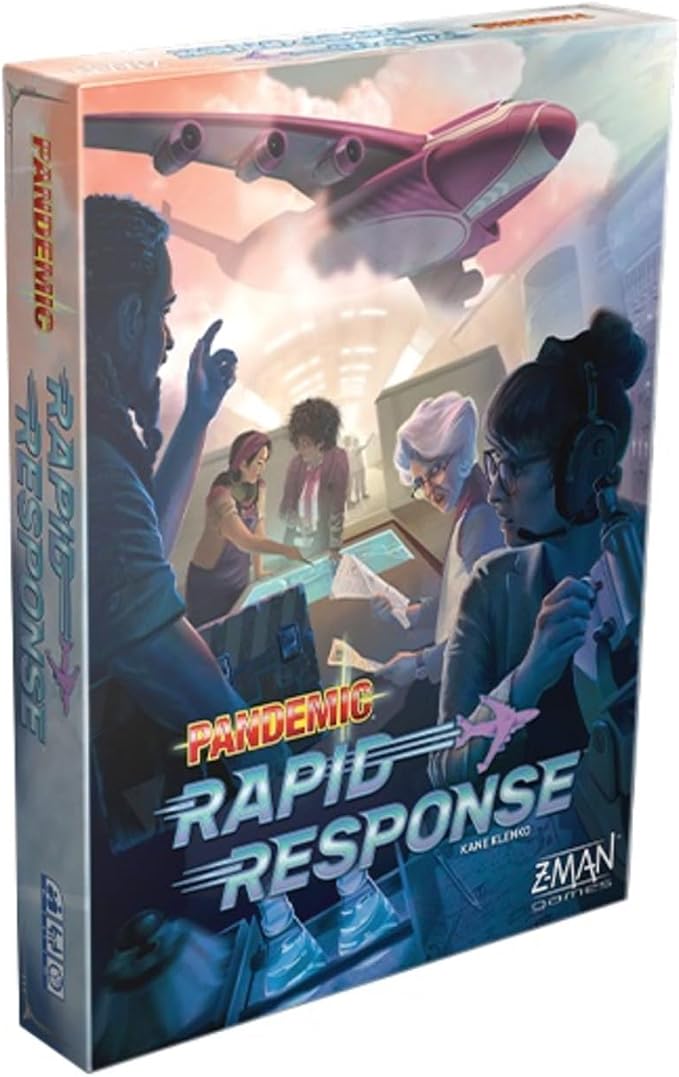 Pandemic Rapid Response Board Game - Save Humanity in Real-Time! Cooperative Strategy Game for Kids and Adults, Ages 8+, 2-4 Players, 20 Minute Playtime, Made by Z-Man Games