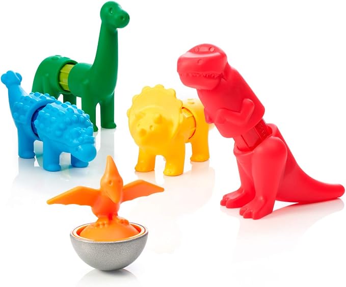 SmartMax My First Dinosaurs Magnetic Building Set STEM Learning Toy Ages 1-5