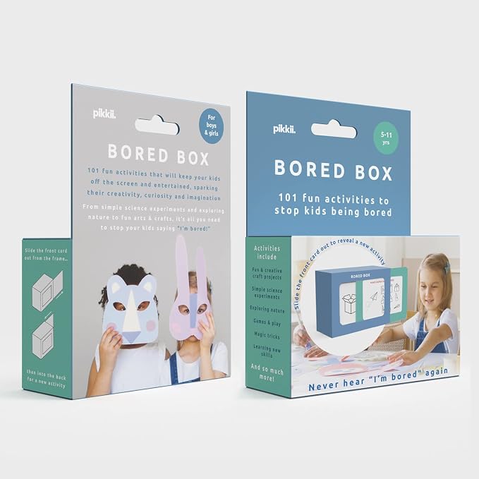 Kid's Bored Slide Box of Fun and Educational Activities