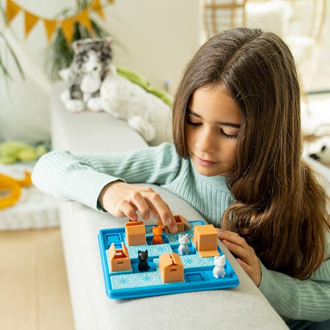 SmartGames Cats & Boxes Logic Puzzle Game with 60 Challenges for Ages 7+ (Pack of 2)