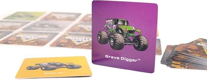 Prime Party Monster Jam Match Memory Game