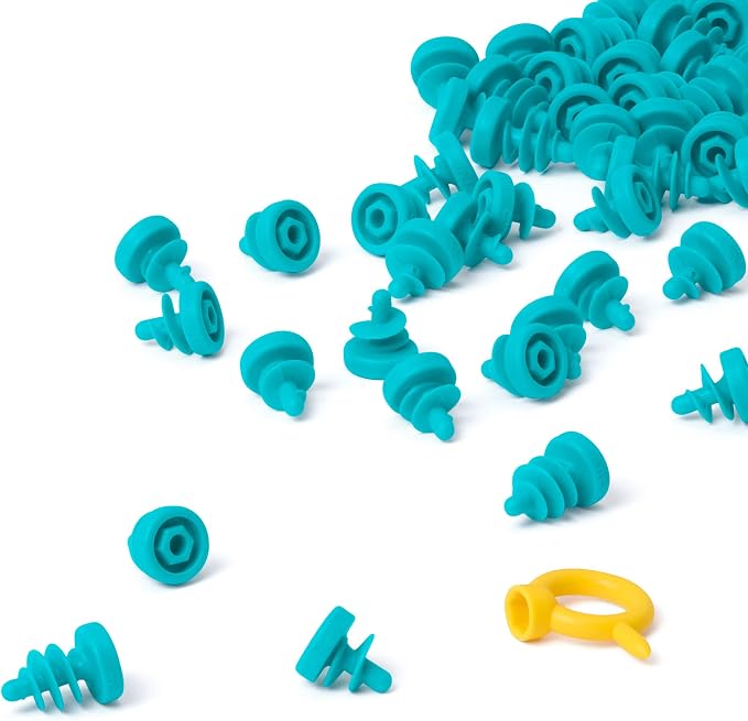 Makedo Starter 036 | Basic Cardboard Construction Starter Pack | STEM and STEAM Educational Toys for Kids | Perfect for at Home Play + Classroom Learning | 36 Piece Mix SCRU & SCRU+ for Kids Age 4+ | STEM + STEAM Educational Toys for Kids, Perfect for ...
