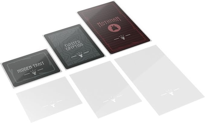 Unstable Games Twisted Cryptids Clear Card Sleeves Pack Includes 3 Sizes