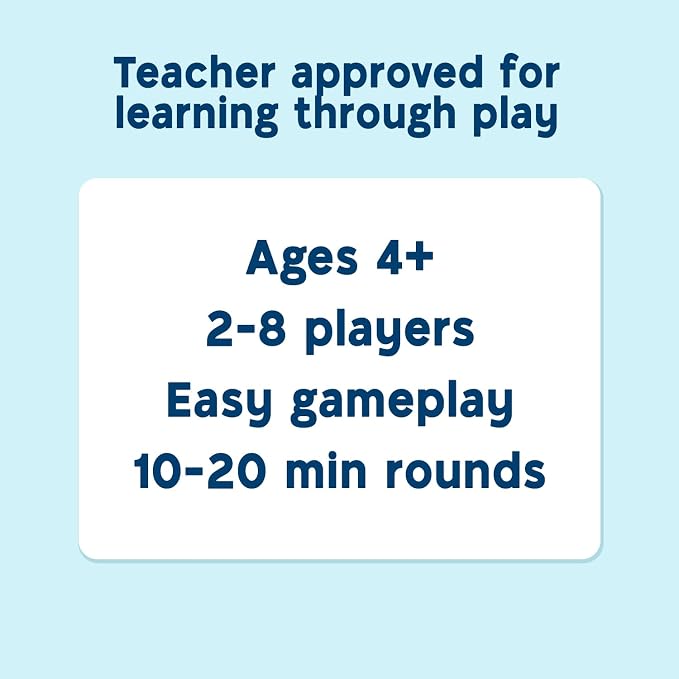 Junior Storyteller, Conversation Card Game for Kids 4-8, Speech Therapy Toy | Fun Learning Activity & Educational Game for Kids, Speech Therapy Resource, Special Education & Preschool Classroom Must Have