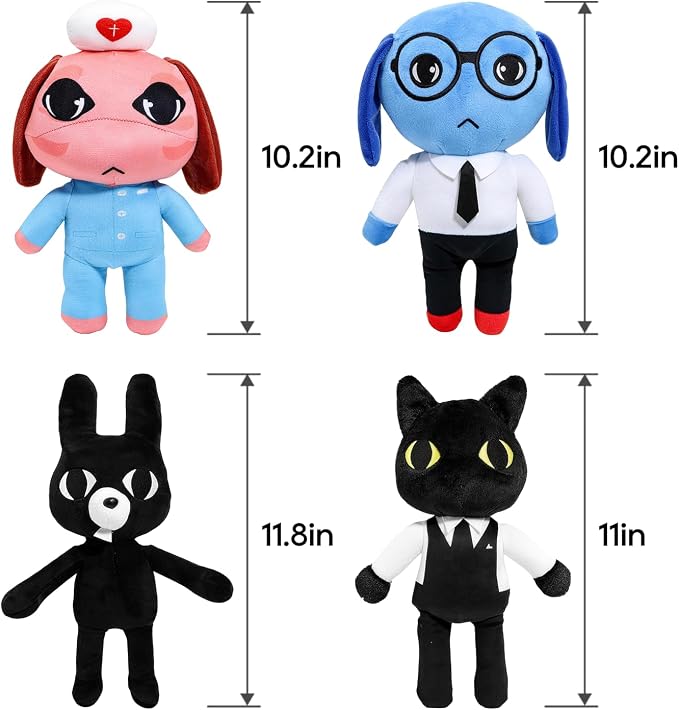 Animal Hospital Plush,10inch Cute Ratthew Secret Agent Plushies | for Horror Fans Gift ,Cute Stuffed Animall, Birthday Christmas Choice