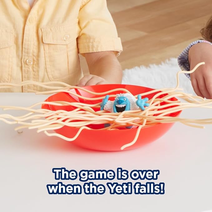 Yeti in My Spaghetti Board Games for Family Night, Multi-Player Game, 4+ | Family Game, Kids Games, Multi-Player, Board Games for Family Night, Preschool Toys, Hand-Eye-Coordination Game