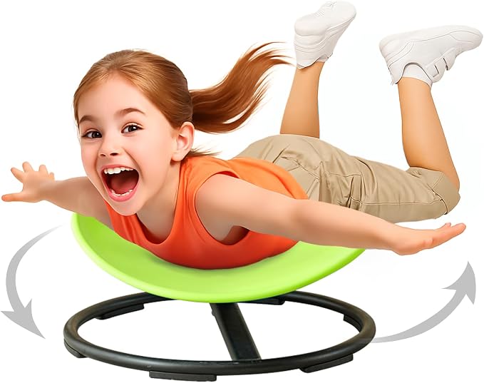 Sensory Spinning Chair for Autistic Kids,Sit and Spin Toy Age 3+ | Autism Chair Helps Improve Coordination, Attention And Core Strength, Fun Sensory Toy With Stable Swivel Design For Any Space