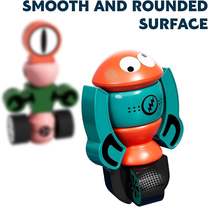TEMI Magnets Robot Toy for 3 4 5 6 7 Year Old Boys | Transform Toys Planet Magnet Building Toys Stacking for Toddler, Learning Educational Christmas and Birthday Gifts for Kids