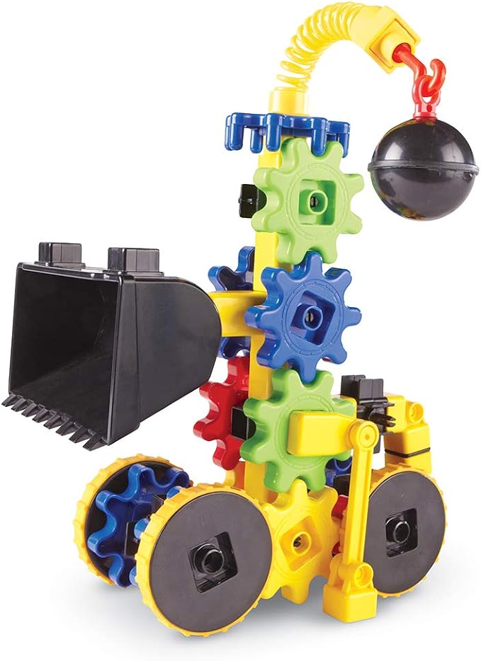 Learning Resources Gears WreckerGears, STEM Activities, Fine Motor Skills, Toddler Explorer Kit, Science and Construction, Boys and Girls Gifts, 47 Pieces, Ages 4 and Up