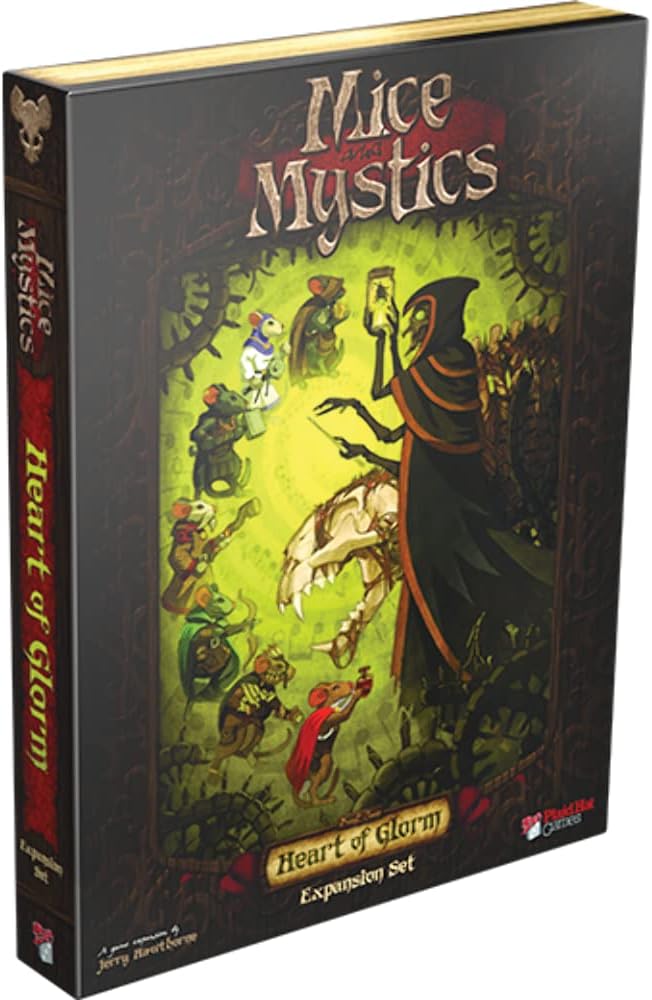 Mice & Mystics Heart of Glorm Board Game EXPANSION - Continue the Epic Mouse Adventure! Cooperative Strategy Game for Kids & Adults, Ages 7+, 2-4 Players, 90 Min Playtime, Made by Plaid Hat Games