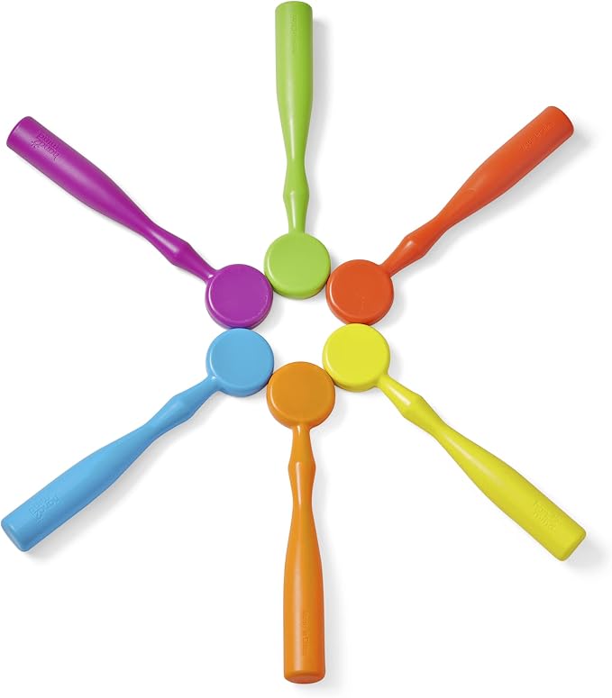 hand2mind Magnetic Wands for Kids (Set of 6), Ages 3+ | Magnet Wands, Magnets for Kids Science, Magnets for Teaching, Preschool Science Classroom Supplies, Magnet with Handle,