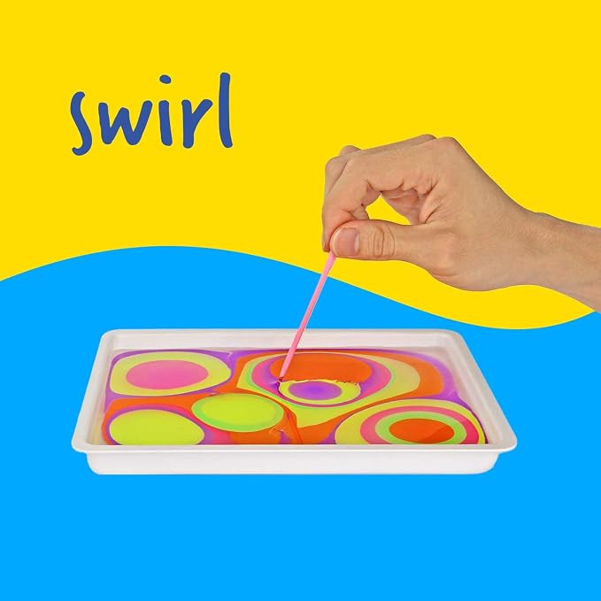 Marbling Paint Art Kit for Kids - Arts & Crafts Gifts for Girls & Boys | Craft Kits Set for Kids Ages 6-12 Years Old - Gift Ideas Activities Toys Age 6 7 8 9 10 Year Olds - Marble Painting Sets
