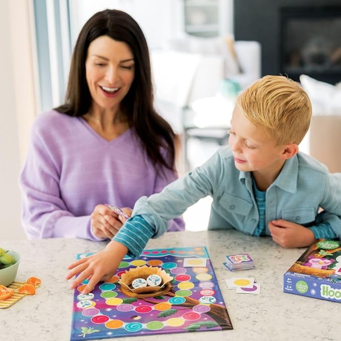 Peaceable Kingdom Hoot Owl Hoot - Cooperative Matching Game For Kids | Cooperative color-matching game—work together to fly the owls home before sunrise. Builds teamwork, ages 4+