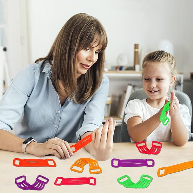 12 Pack Stretchy Strings Fidget Toys, Stretchy Fidget Sensory Toys Stress Relief Anxiety Calming Toys for Autistic Kids Boys Adults Classroom Prize Treasure Box Birthday Christmas Party Favors Gifts