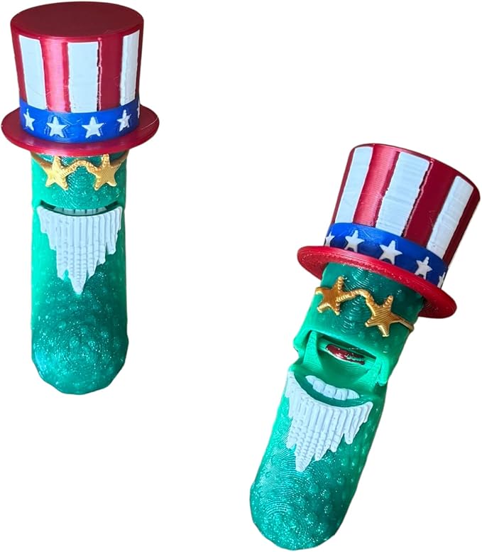 Tickle Pickle Fidget Toy - Pickle Fidget - Fidget Toy (Uncle Sam)