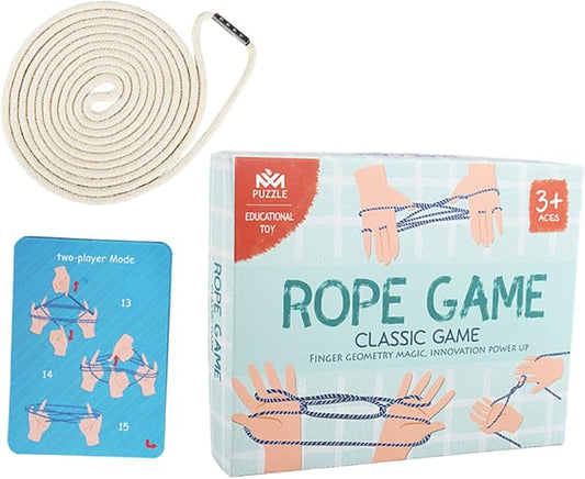 Yardwe Finger Rope String Finger Rope Game Hand Game Toy String for Boy Girl Toys