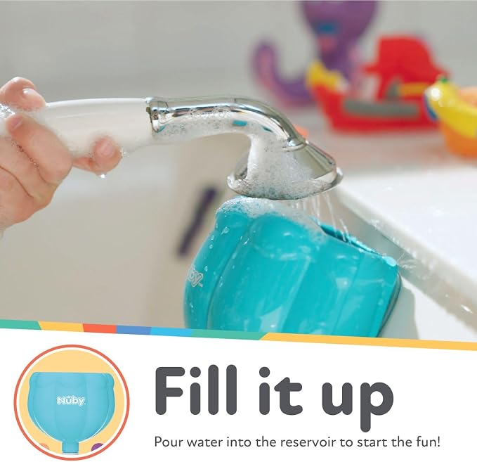 Nuby Wacky Waterworks Pipes Bath Toy - Baby Bathtub Toy with Interactive Features for Cognitive Development