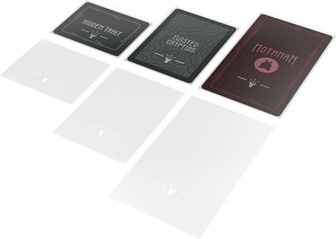 Unstable Games Twisted Cryptids Clear Card Sleeves Pack Includes 3 Sizes