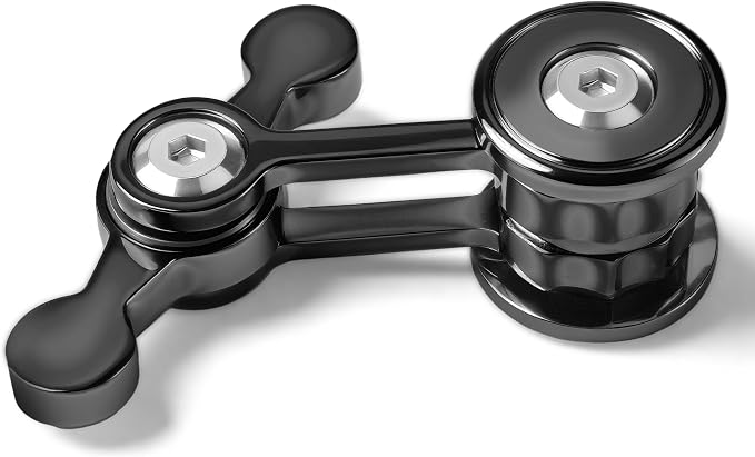 Fidget Spinner for Adults, Metal Silent Figette Office Desk Toy Quiet Cool Gadgets Gifts for Teen Boys Kid Anxiety Stress Relief Calm Down Sensory Autism Autistic ADHD Airplane Travel (Black)