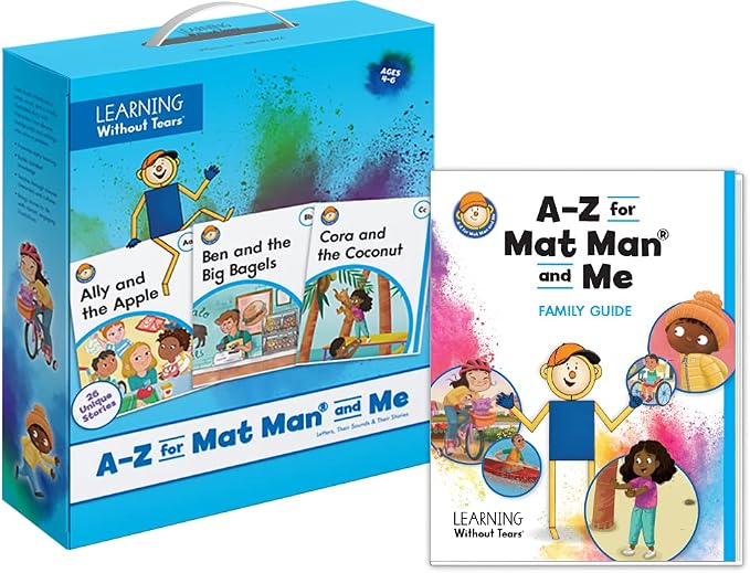 A-Z for Mat Man and Me: Individual Reader Set | Includes 26 individual Alphabet Read Aloud Books, School & Home