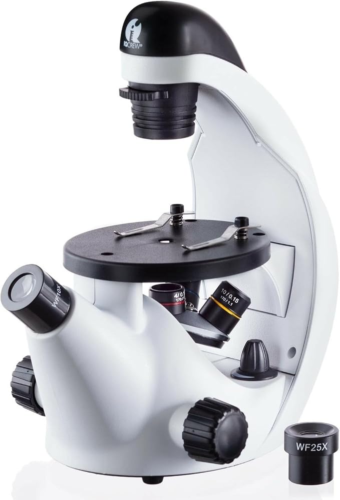 AmScope IN50C-PB10 Inverted Microscope Kit, 40X-500X | 40X-500X Magnification Range