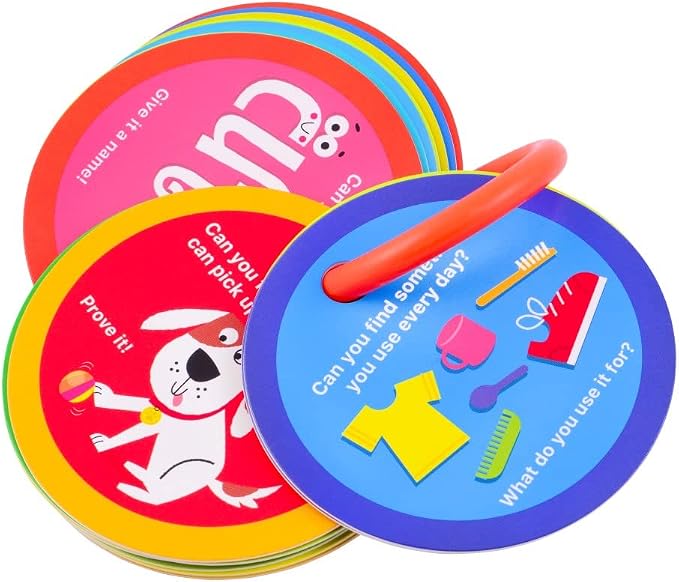 Preschool Indoor Scavenger Hunt Cards at Home, Gifts for Ages 3, 4