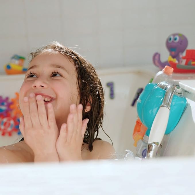 Nuby Wacky Waterworks Pipes Bath Toy - Baby Bathtub Toy with Interactive Features for Cognitive Development