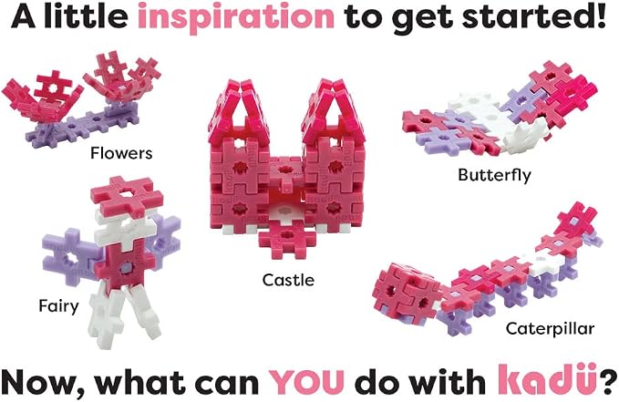 KADÜ 250 Piece Taffy Set Kids Age 5+ Building Block STEM Interlocking Toy | Creative Mini Sensory Construction Puzzle tiles - Open Ended Play Gift Boys + Girls - Classroom Homeschool Manipulatives