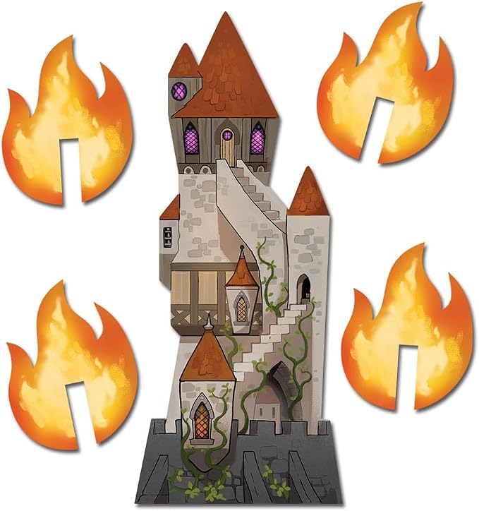 Fireside Games Castle Panic: The Wizard's Tower Strategy Expansion | Requires Castle Panic base game, New challenges, Additional components, Cooperative strategy, Fantasy theme