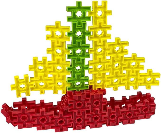 KADÜ DA Age 3+ Seaside Splash 226 Piece Kids Beginning Building Block Toy | Creative Mini STEM Sensory Construction Puzzle - Open Ended Play Gift Boys + Girls - Classroom Homeschool Manipulatives