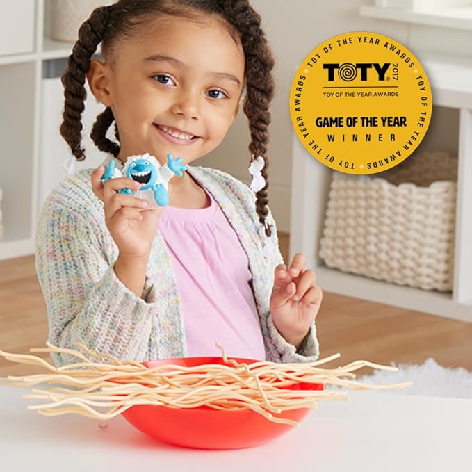 Yeti in My Spaghetti Board Games for Family Night, Multi-Player Game, 4+ | Family Game, Kids Games, Multi-Player, Board Games for Family Night, Preschool Toys, Hand-Eye-Coordination Game