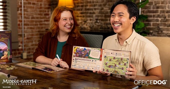 Asmodee The Hobbit: There and Back Again Board Game - Competitive Story-Driven Strategy Game, Thrilling Family Adventure for Kids & Adults, Ages 10+, 1-4 Players, 30 Minute Playtime | Competitive Story-Driven Strategy Game, Thrilling Family Adventure f...