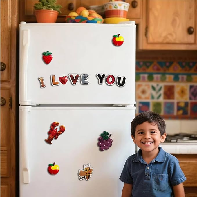 Magnets Letter for Kids 26 PCS Early Educational Learning Toy | Fridge Magnetic,Cute Refrigerator ABC Alphabet for Toddlers 1-3 ,Preschool Spelling Tool,Gifts